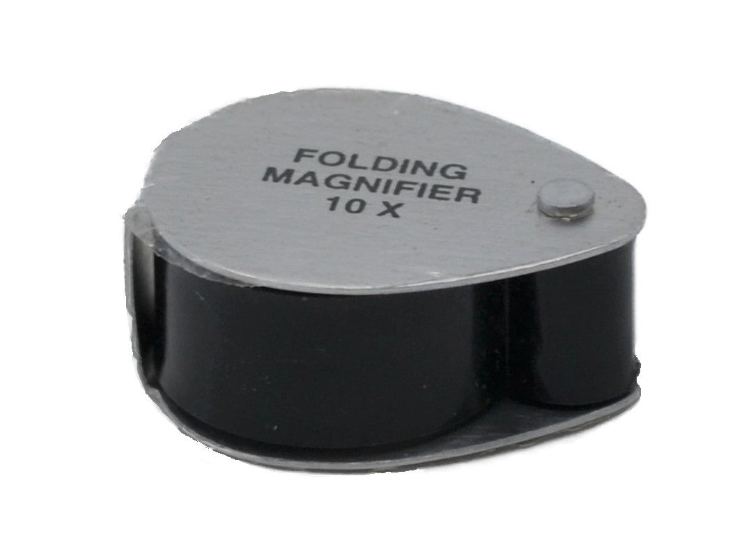 Gowland Folding Magnifier with Plano-Convex Lens, 0.75", 10x