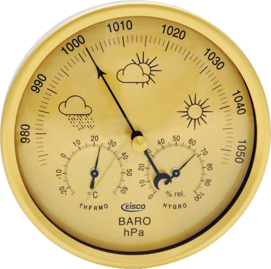 3-in-1 Weather Station, 5.12" Diameter