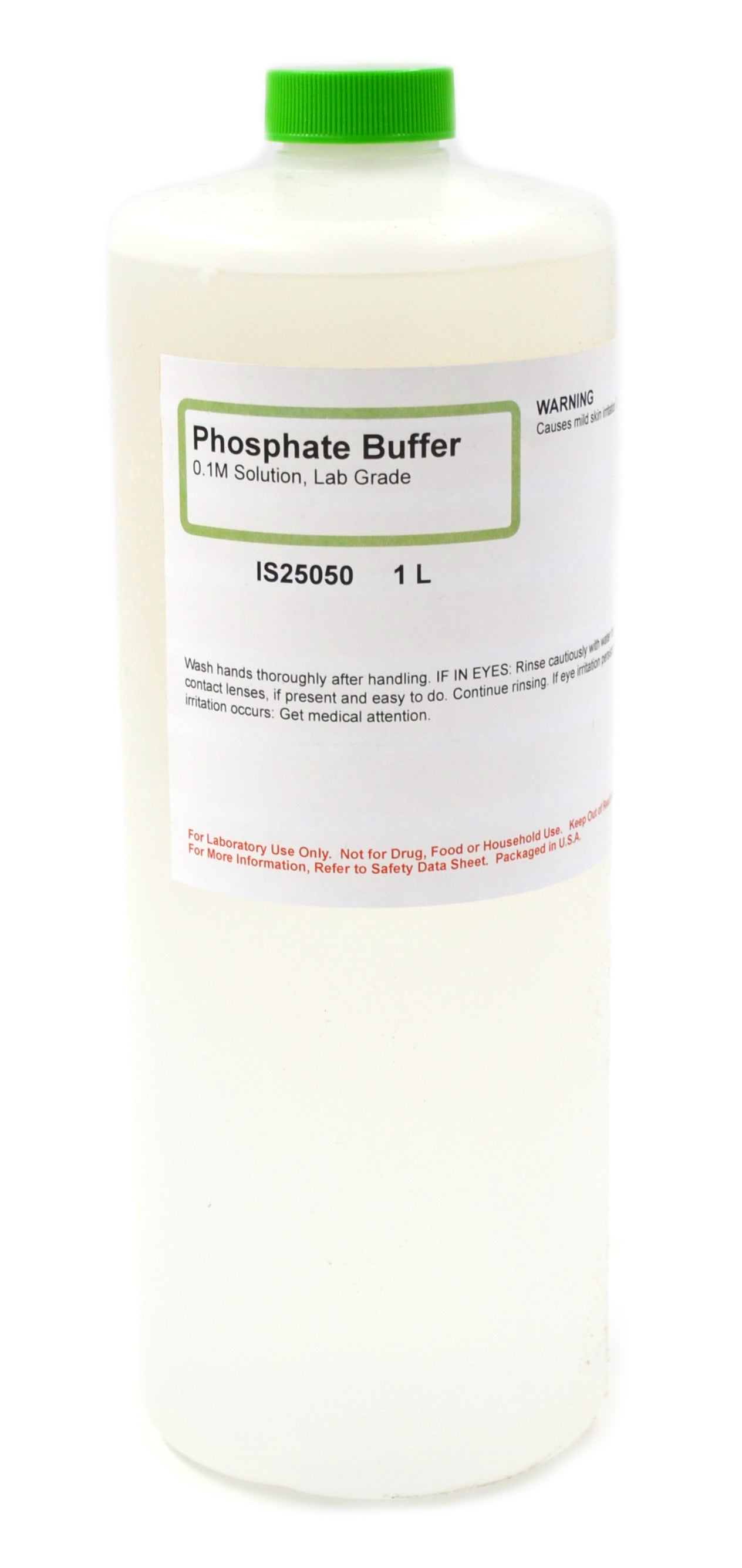 Laboratory Grade Phosphate Buffer Solution, 0.1M, 1L
