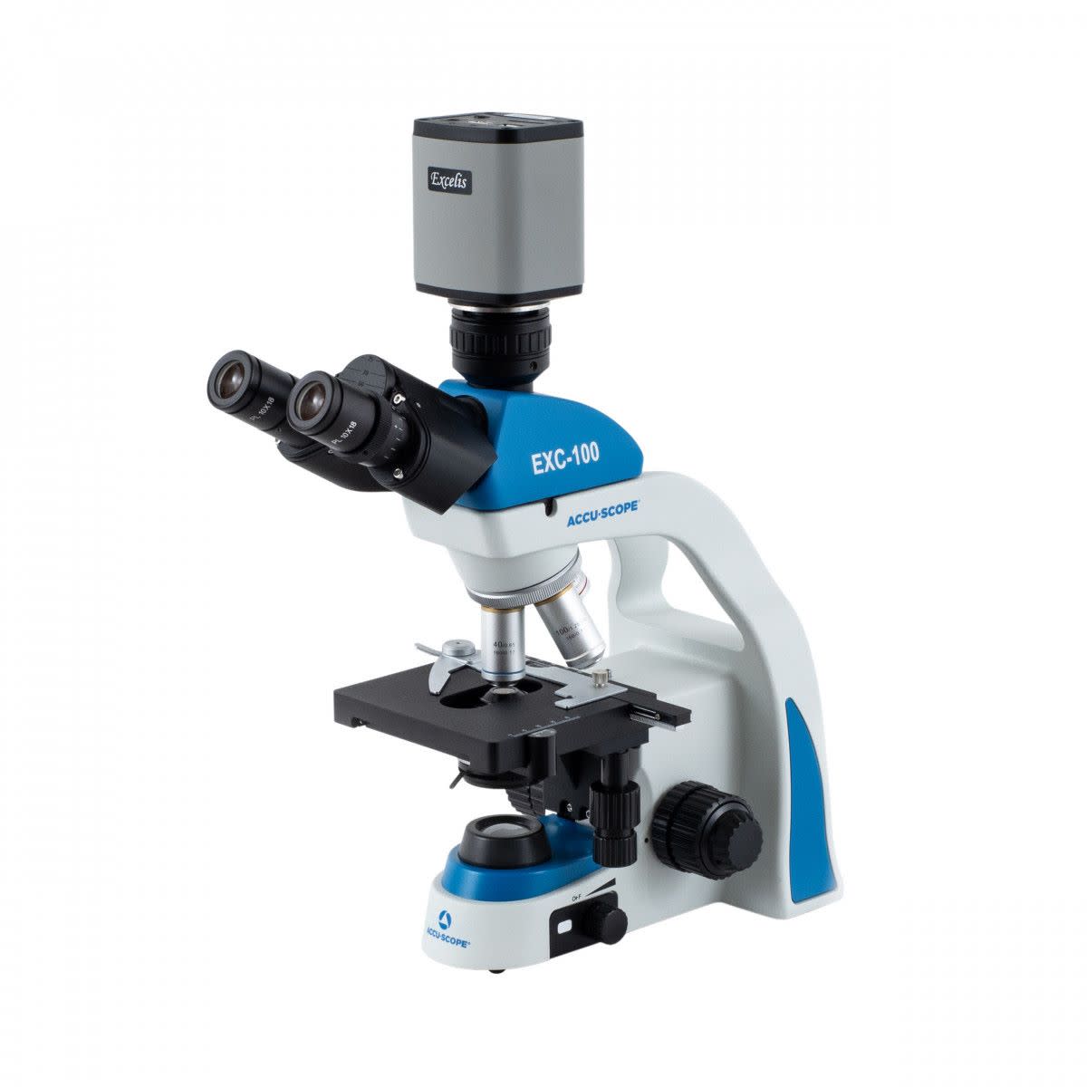 Accu-Scope Digital Compound Microscope with HD Camera, EXC-103-HD, 40-1000X