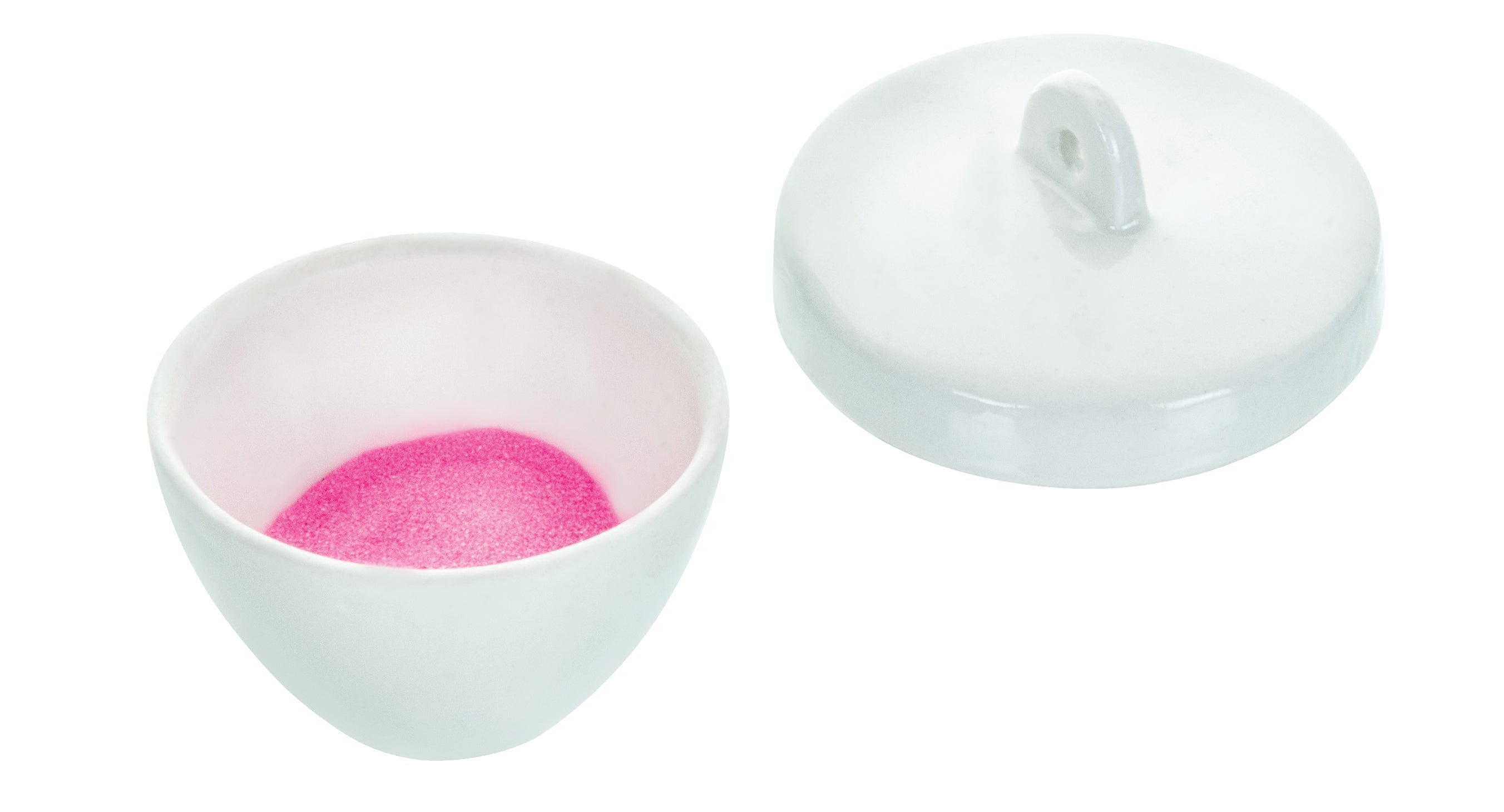 Squat Porcelain Crucible, 150mL, 52mm