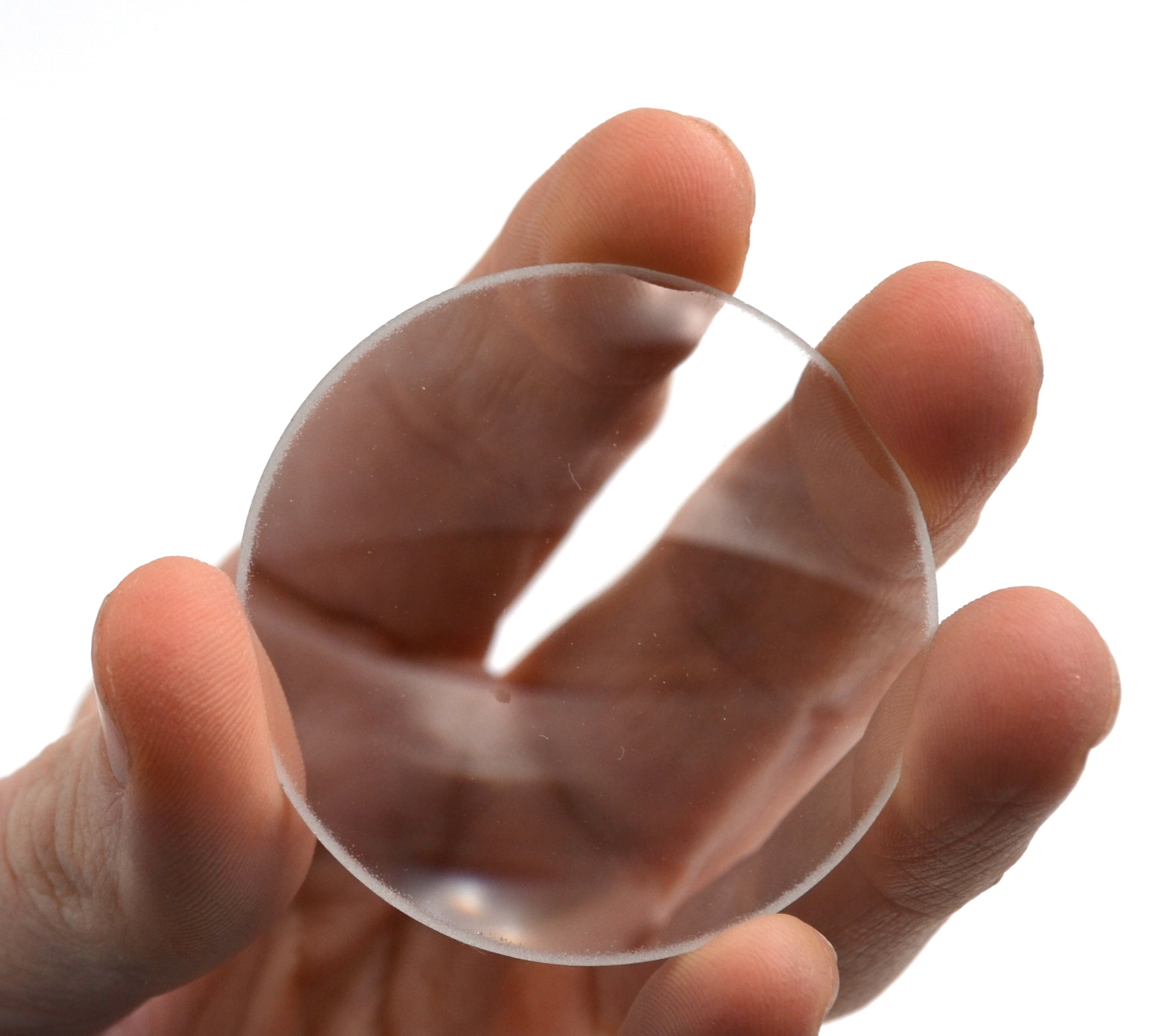 Double Convex Glass Lens, 50mm Diameter