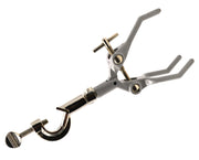 3-Prong Double-Adjustable Universal Retort Clamp with Boss Head, 9", 3.5" Max