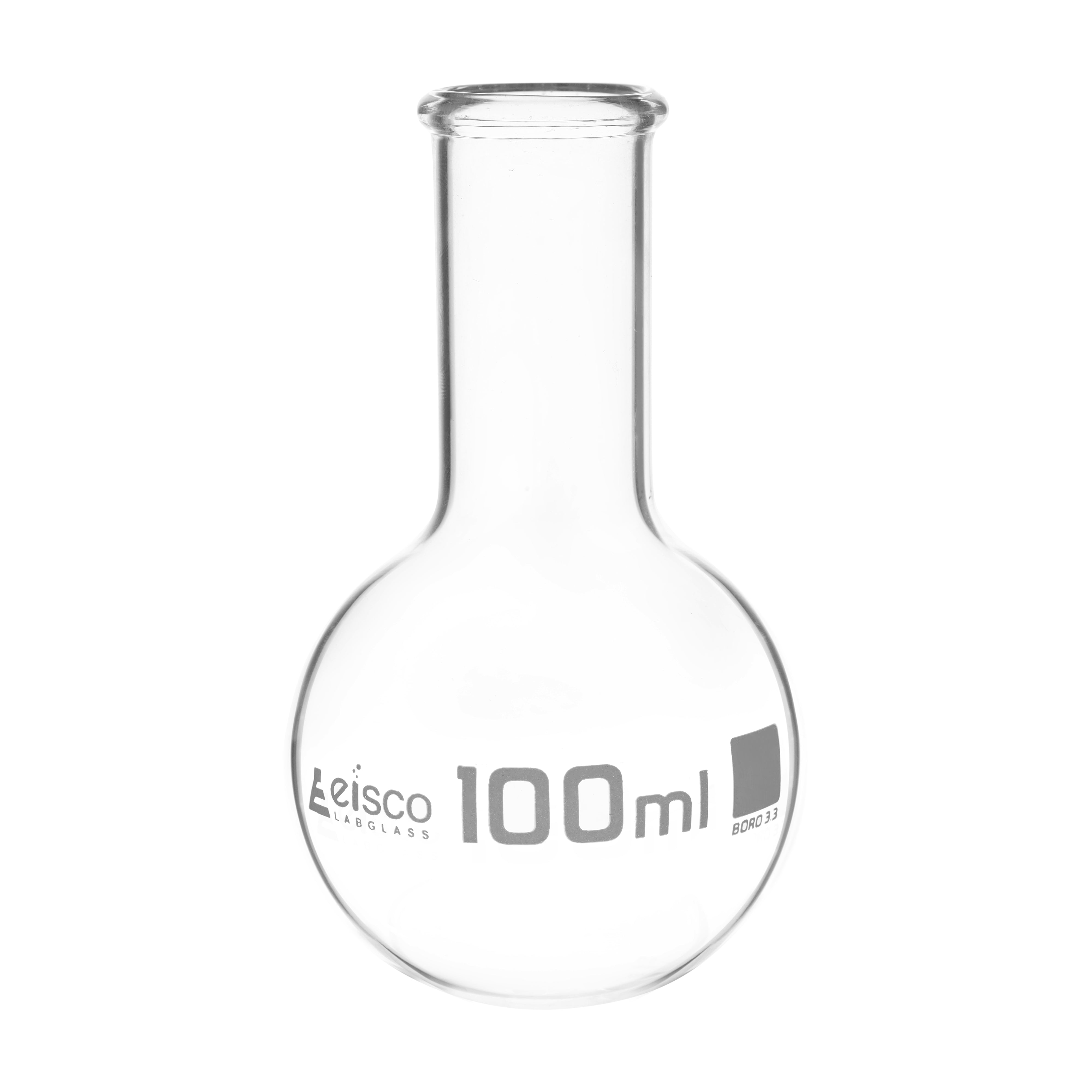 Round Bottom Narrow Neck Florence Borosilicate Glass Boiling Flask