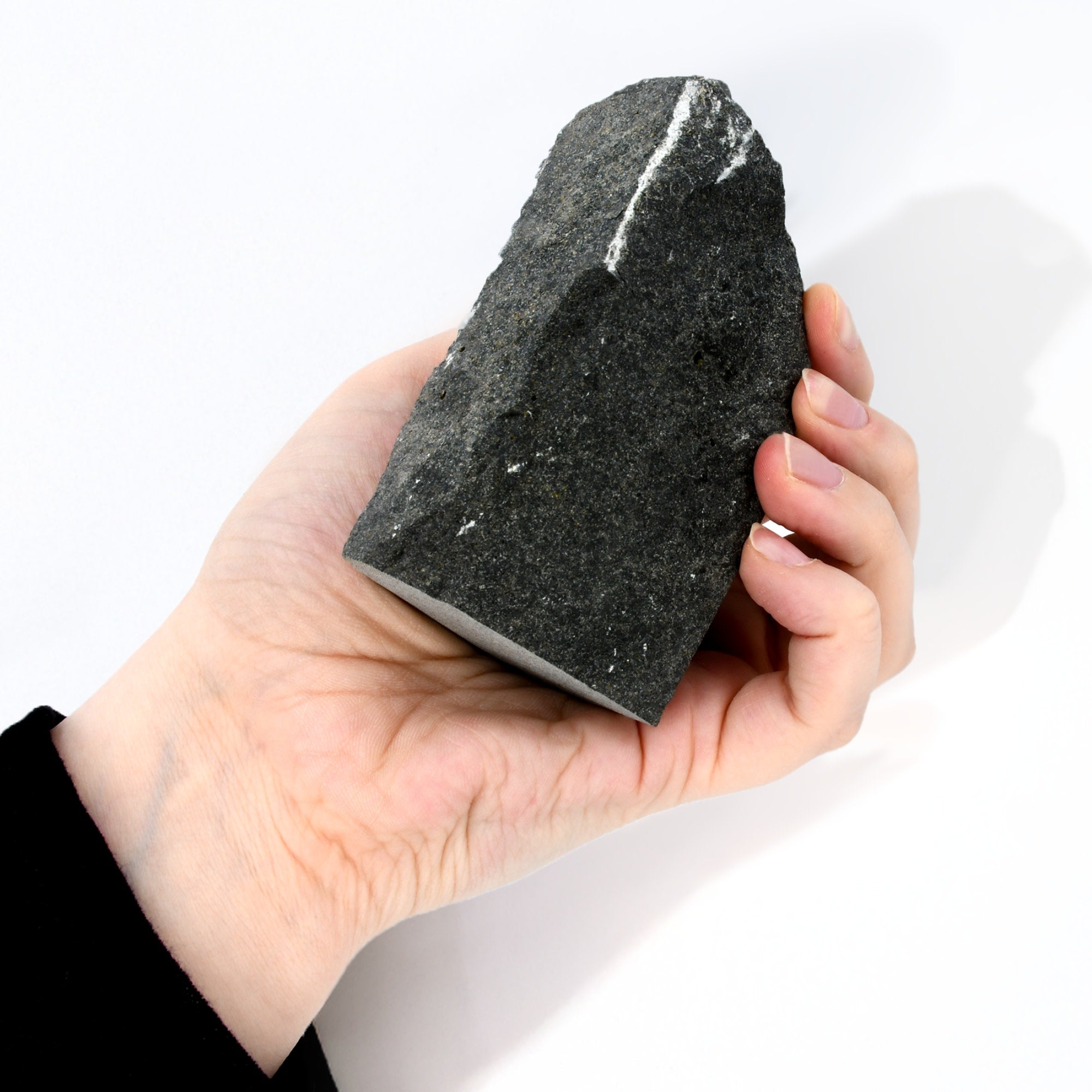 Raw Aphanitic Basalt Igneous Rock Hand Sample, Approx 3 inch
