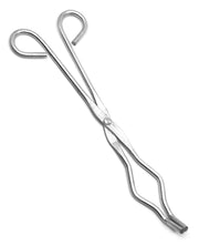 9.5" Crucible Tongs with Bow and Serrated Tips