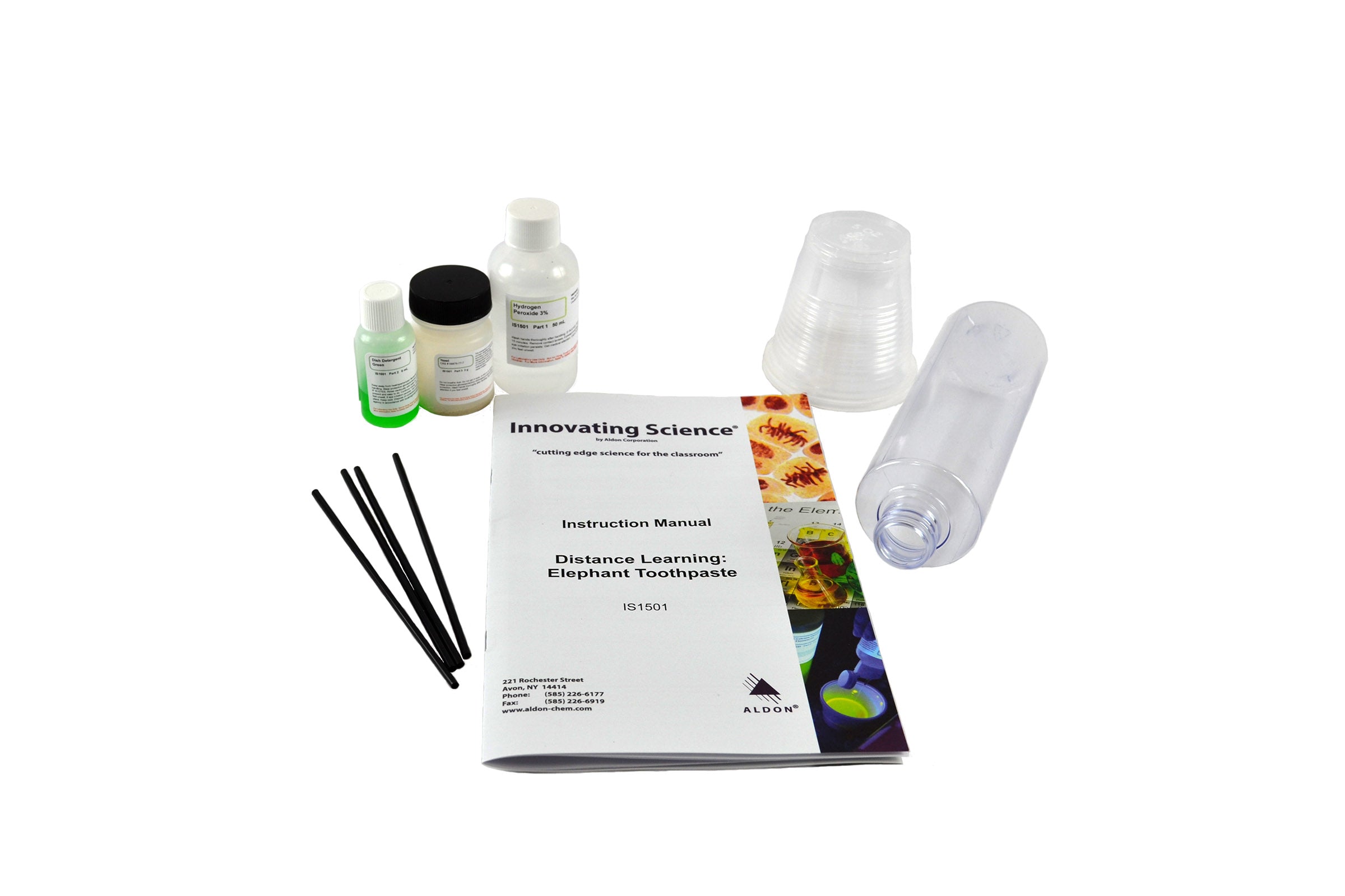 Elephant Toothpaste Catalyst Demonstration Distance Learning Kit