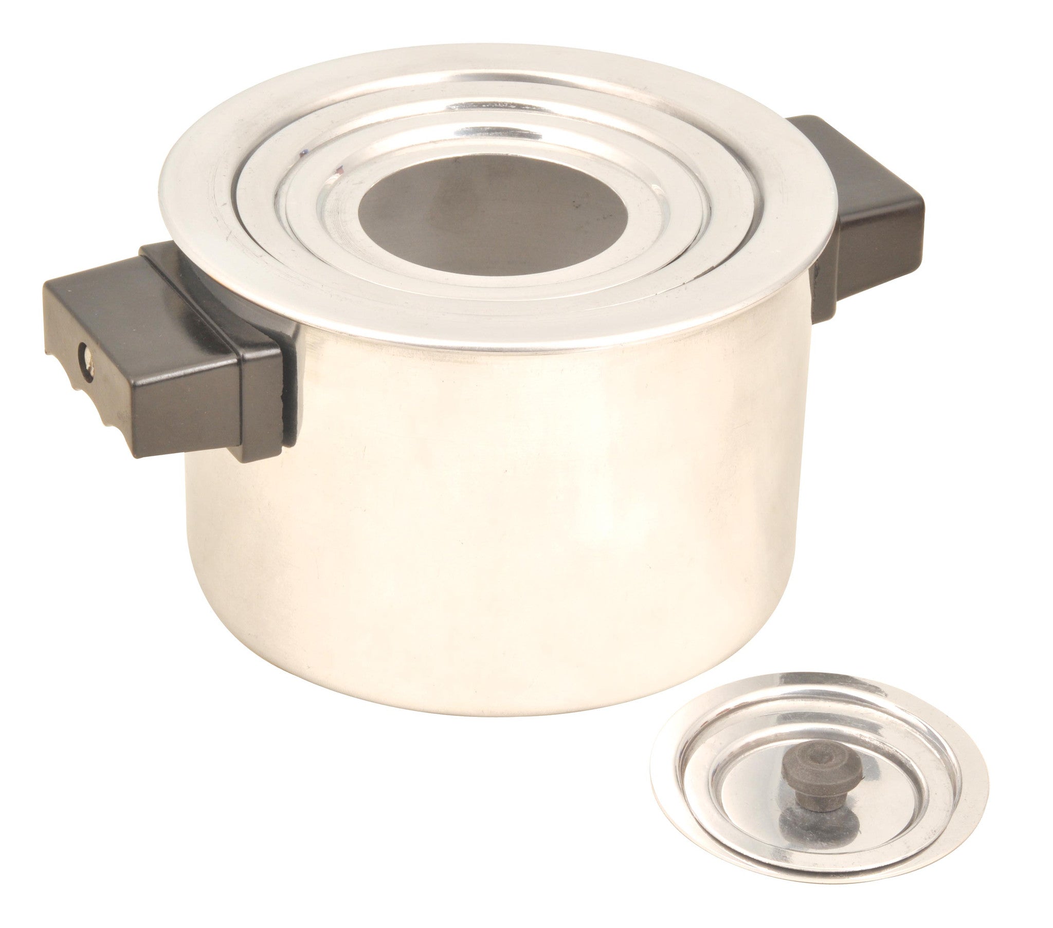 Cylindrical Aluminum Water Bath, 125mm Diameter