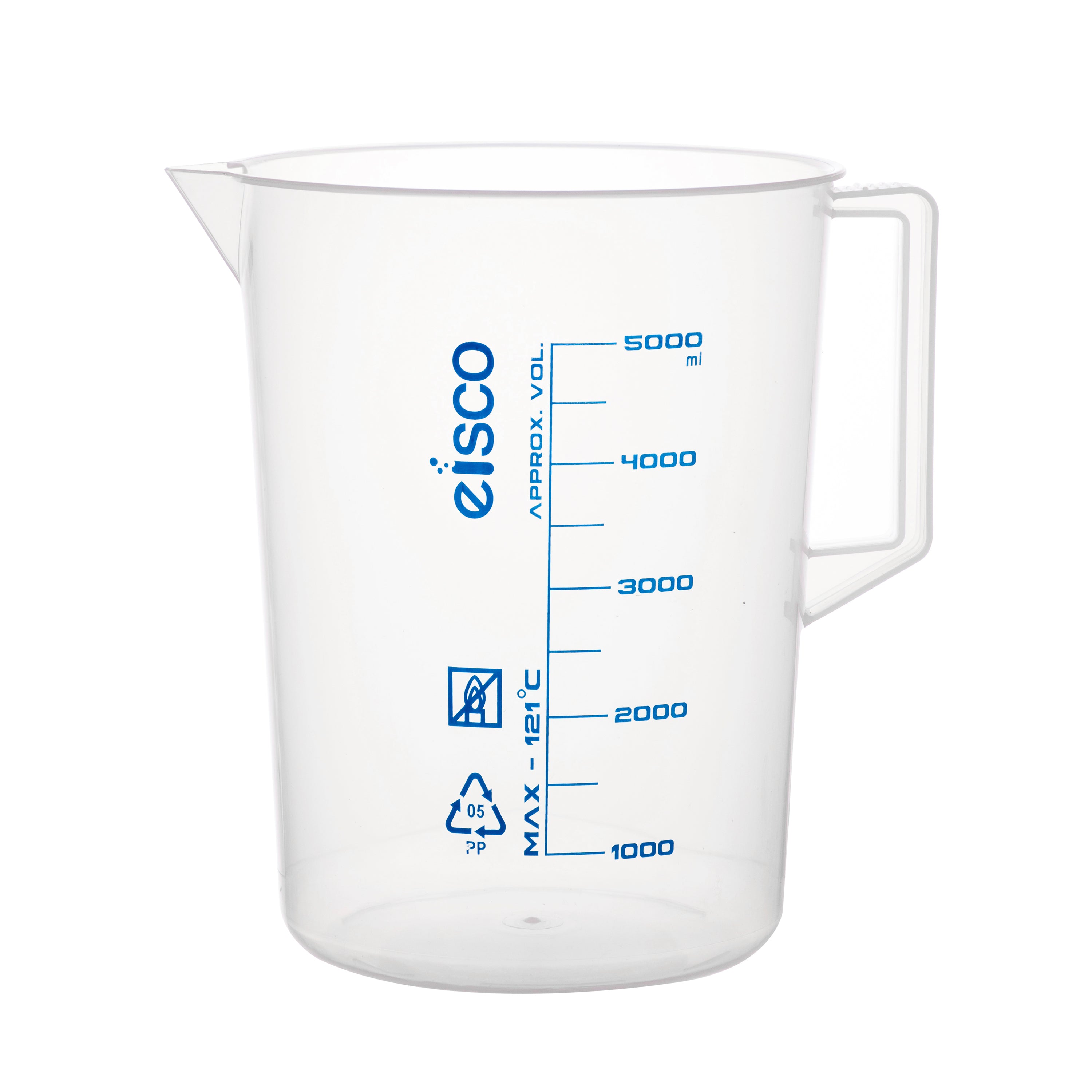 Polypropylene Measuring Jug with Screen Printed Graduations
