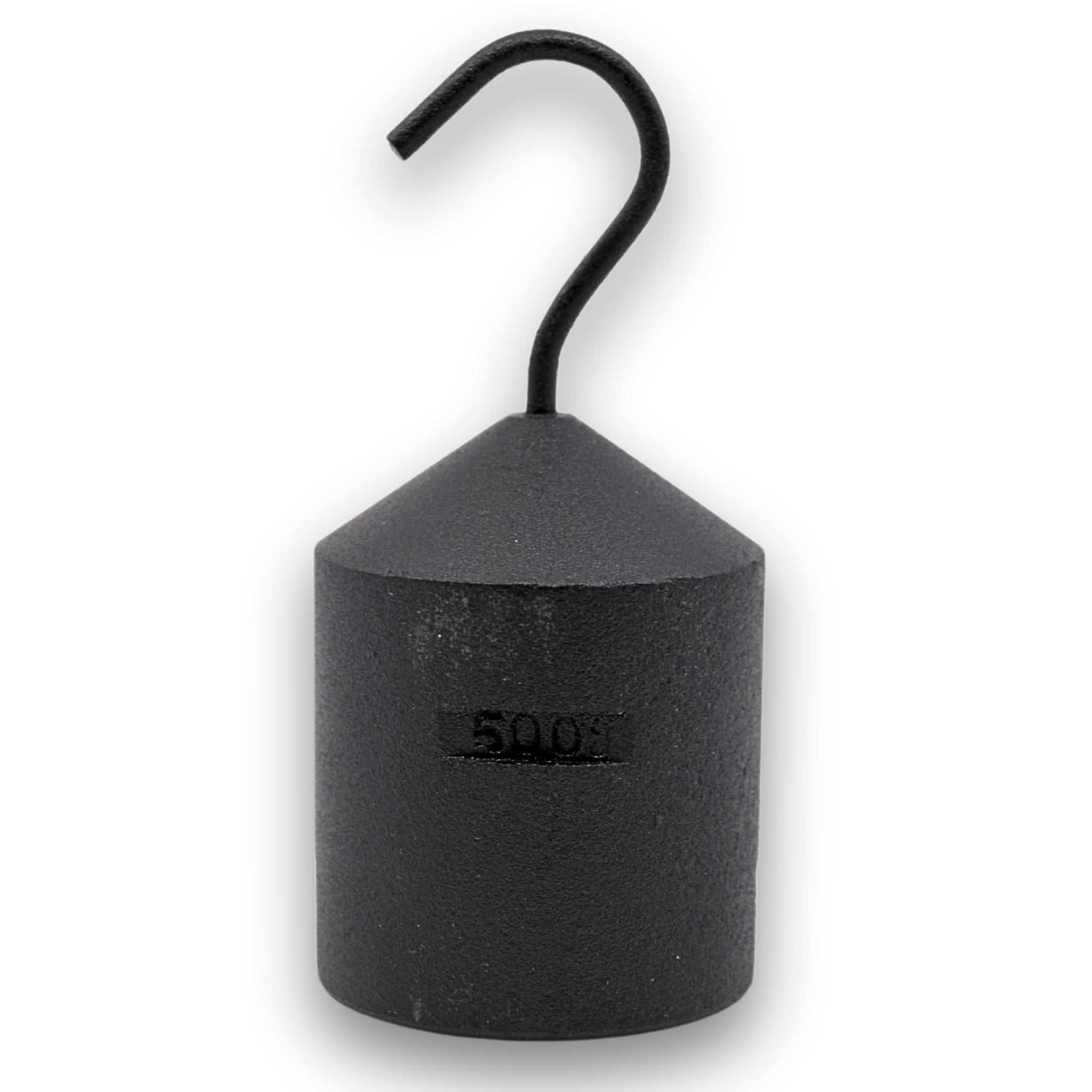500g Iron Cylindrical Hooked Weight