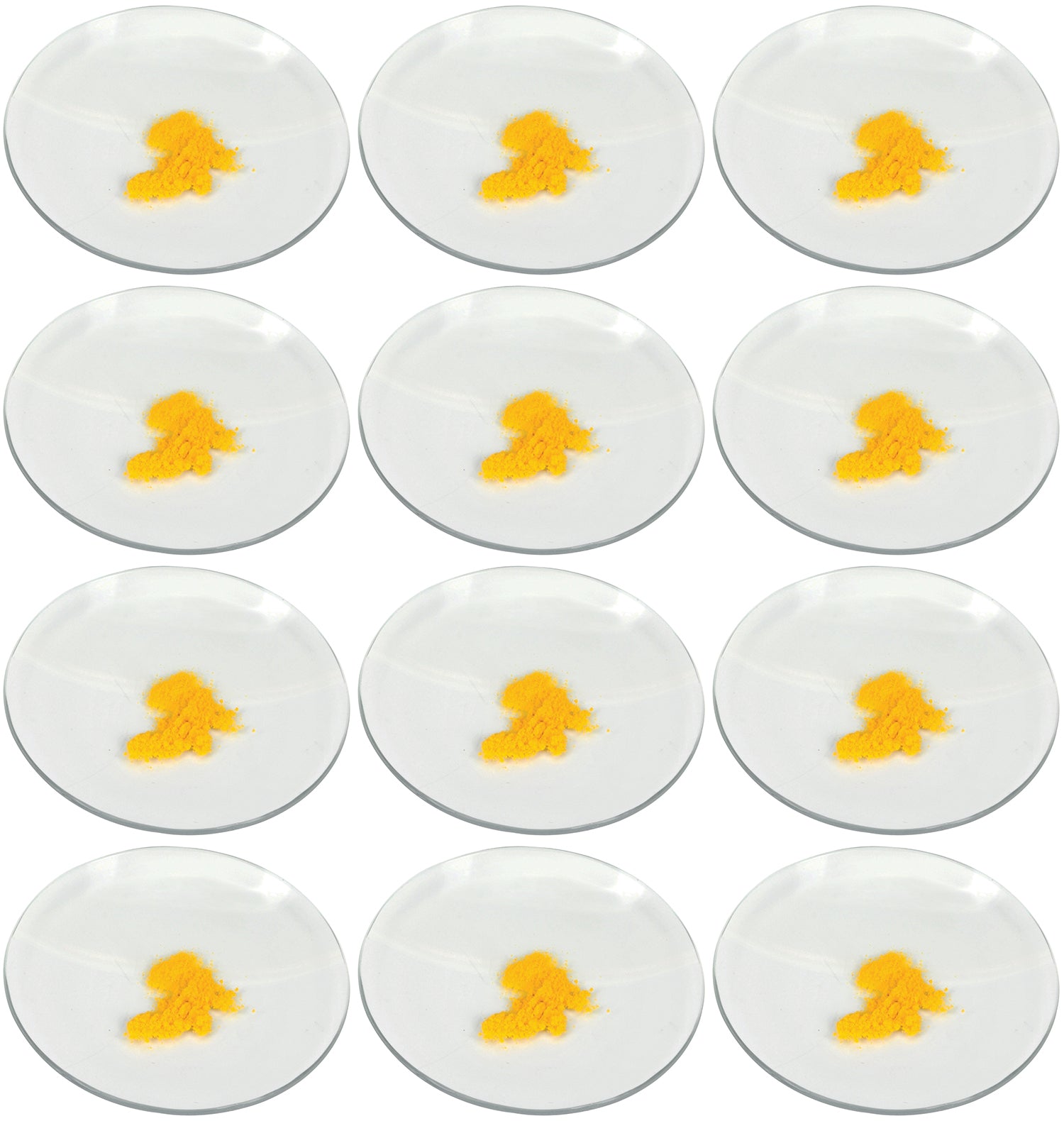 Borosilicate Glass Watch Glass with Polished Edges, 12-Pack