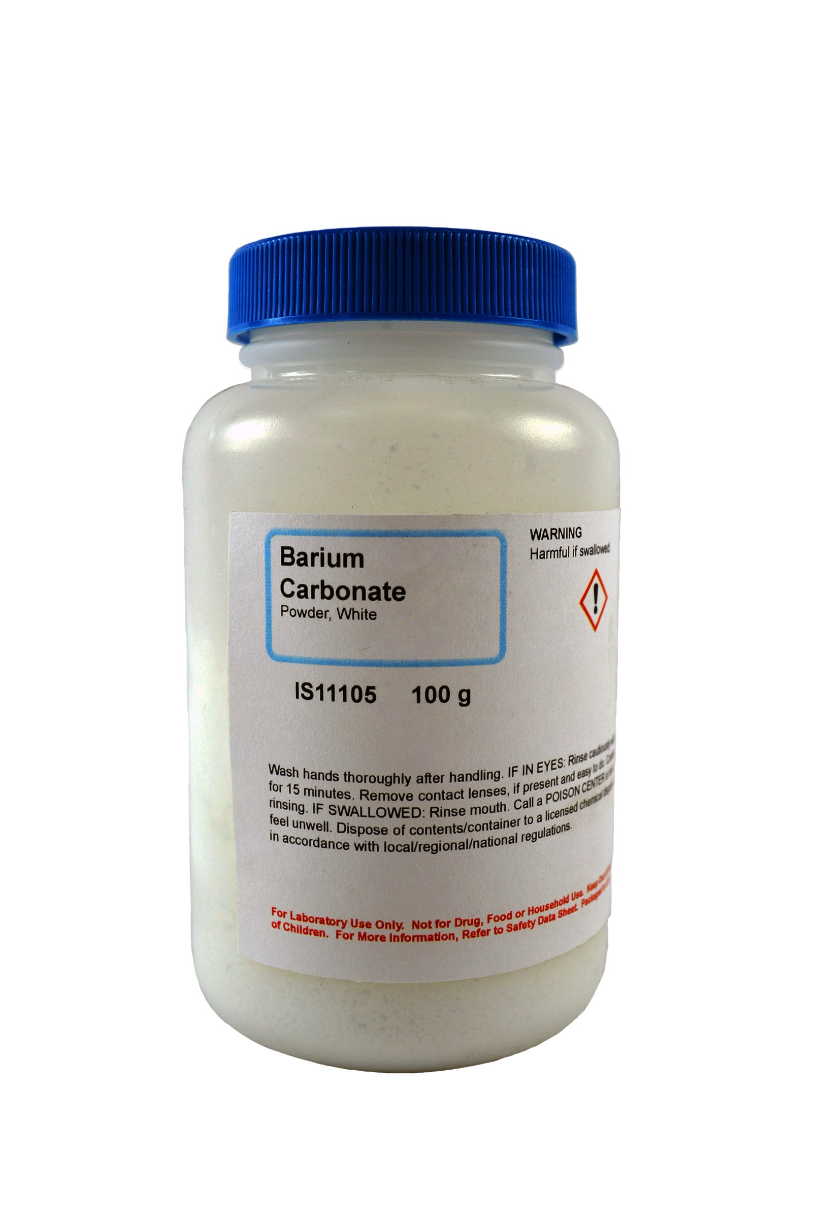 Laboratory Grade Barium Carbonate Powder, 100g