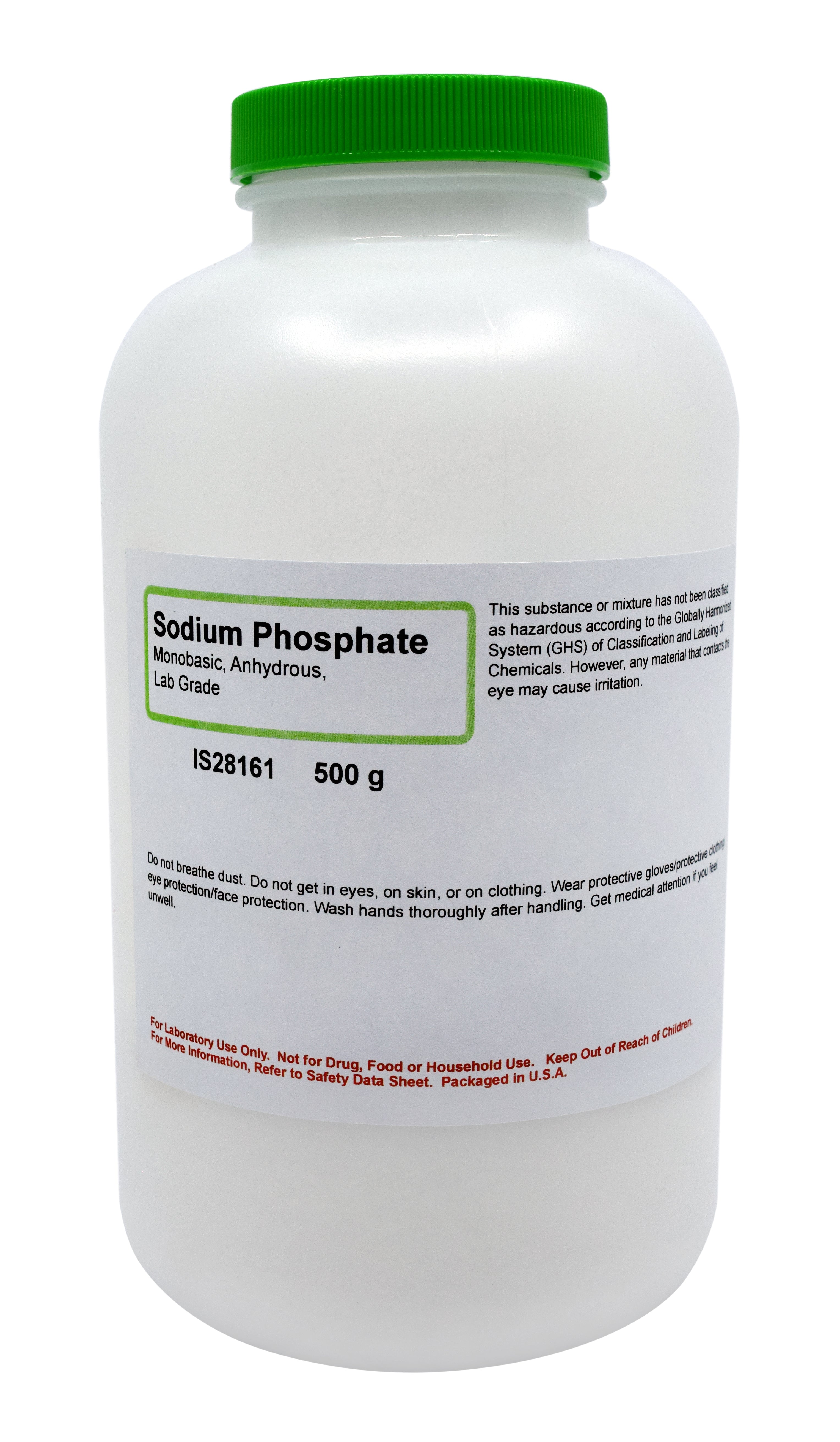 Laboratory Grade Anhydrous Sodium Phosphate Monobasic, 500g