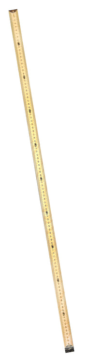 Double-Sided Hardwood Meter Stick with Horizontal Reading