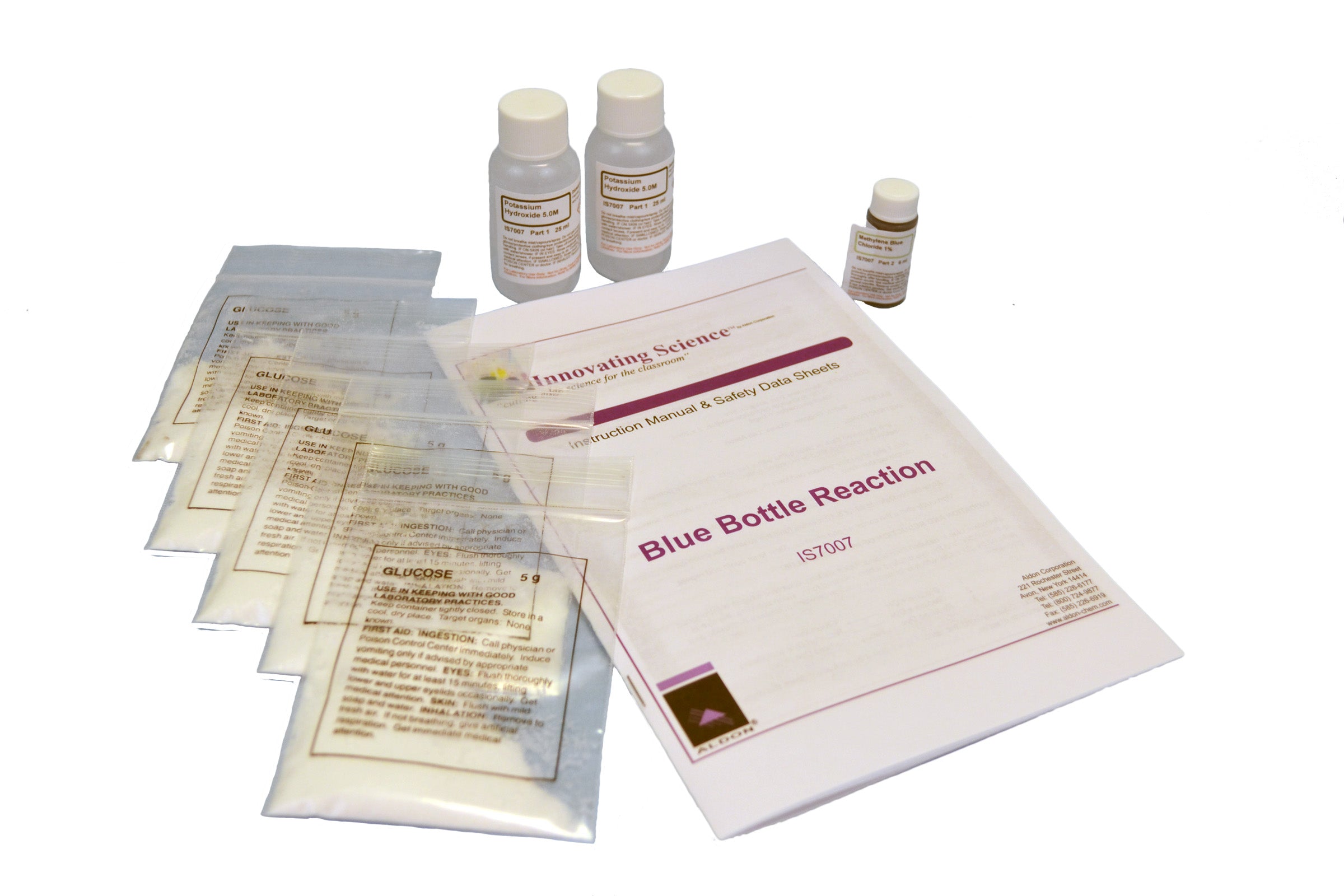 Blue Bottle Reaction Chemistry Demonstration Kit