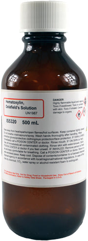 Delafield's Aqueous Hematoxylin Histology Staining Solution, 500mL