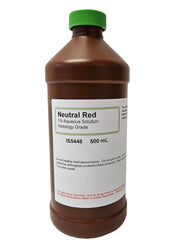 Neutral Red, 1% Aqueous Solution, 500ml ?Çô Histology Grade for Biological Tissue Staining and Cell Culture