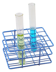 Epoxy-Coated Steel Wire Test Tube Rack, 20-Hole, 18-20mm