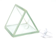 Hollow Glass Prism with Stopper, 1.5 x 1.5"