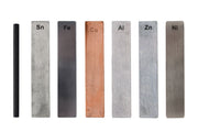 Metal Electrode Set, 7-Piece, for Voltaic Cells