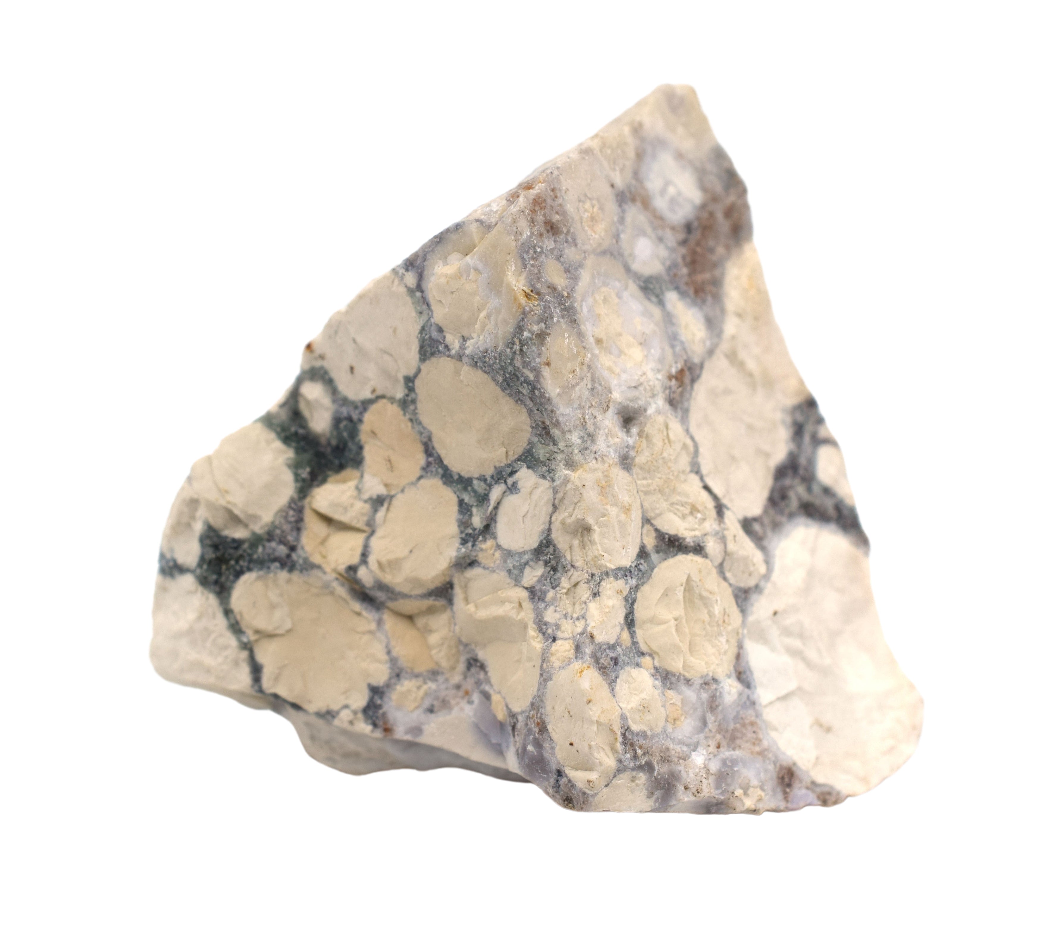 Raw Conglomerate Sedimentary Rock Hand Sample, Approx 3 inch