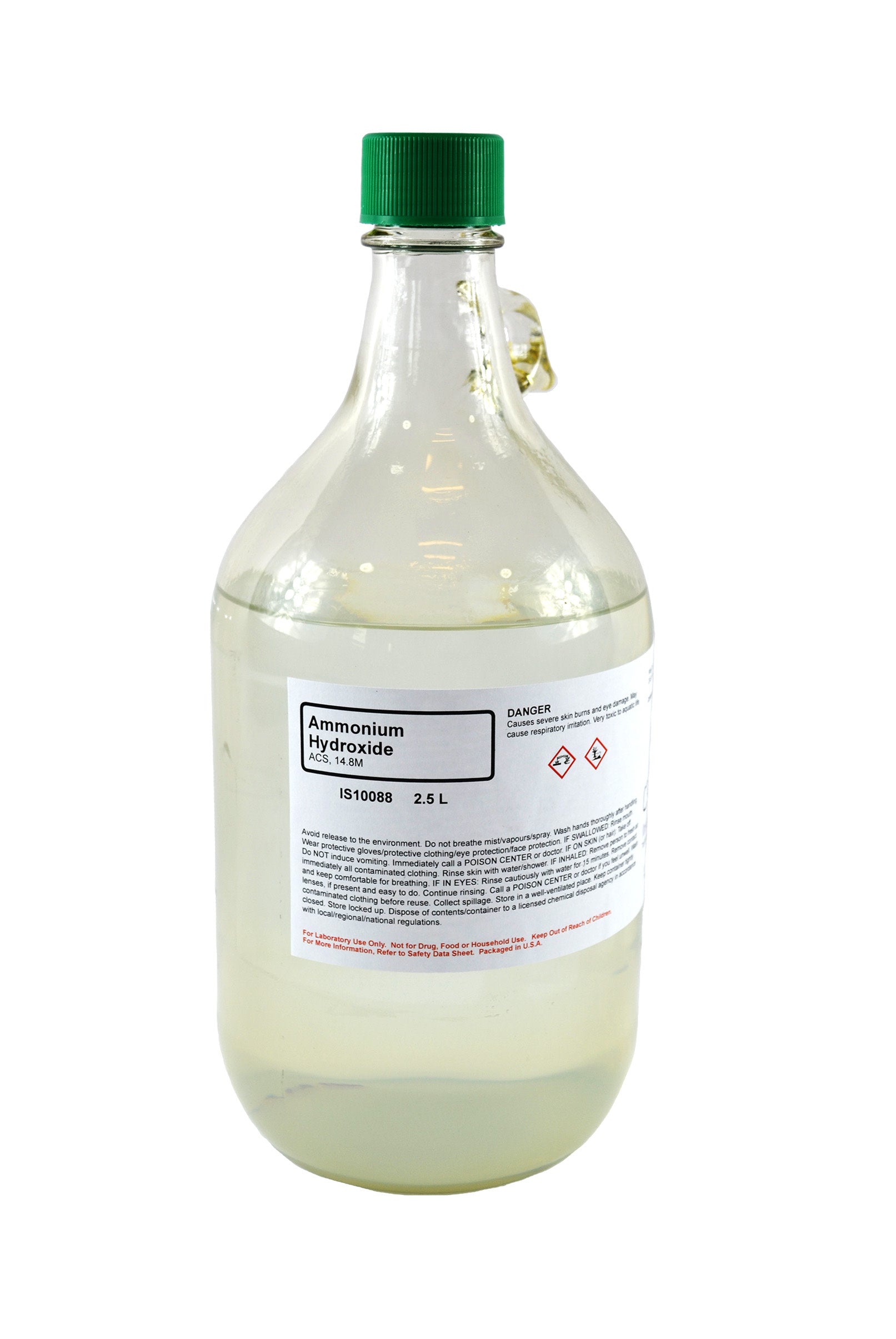 ACS Grade Ammonium Hydroxide Solution, 2.5L