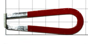 Chrome Steel Horseshoe Magnet, 5.75 x 2"