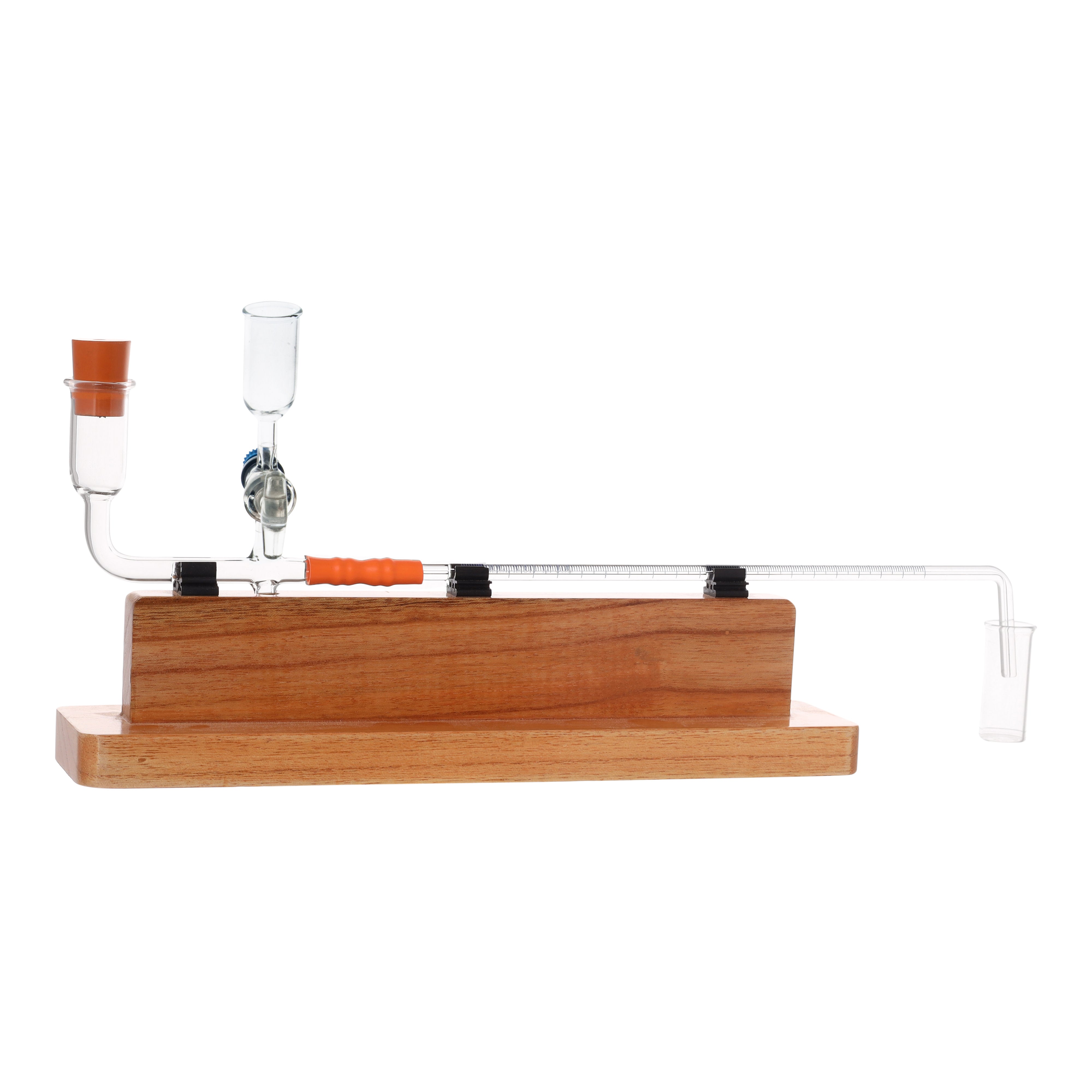 Ganong's Potometer with Glass Stopcock and Wooden Base