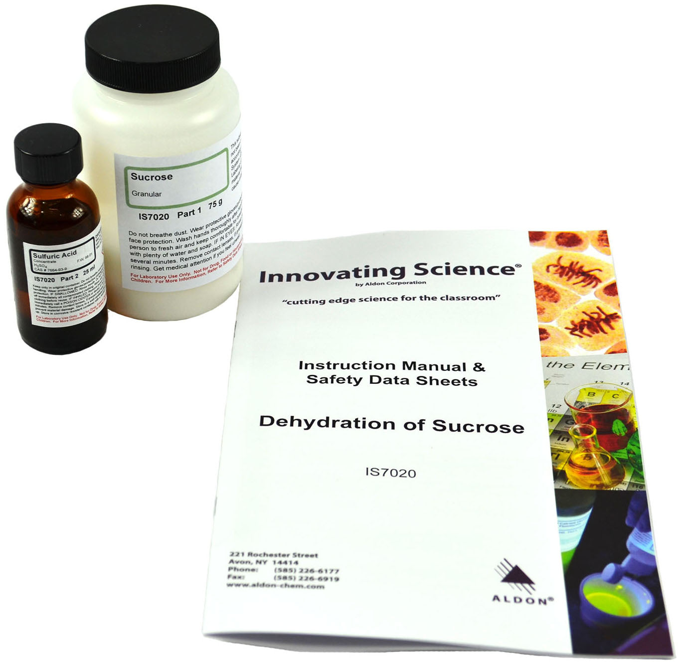Dehydration of Sucrose Chemistry Demonstration Kit