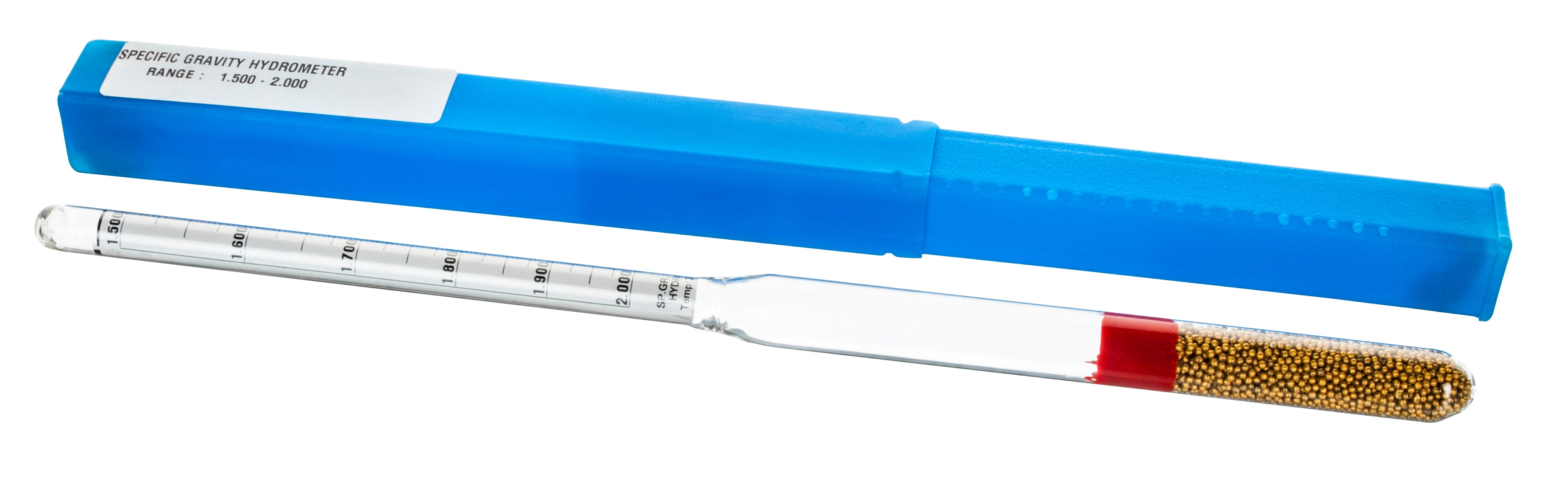 Specific Gravity Laboratory Hydrometer with Protective Case