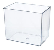 Rectangular Glass Jar, 25 x 15 x 15cm
