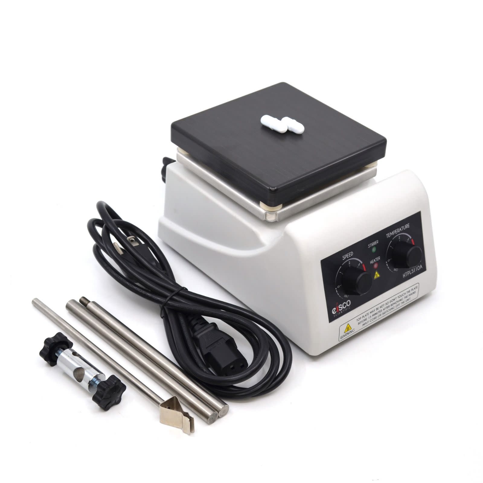 Endurance Hot Plate Stirrer with PTFE Plate, 250W, 320°C, 2L Capacity