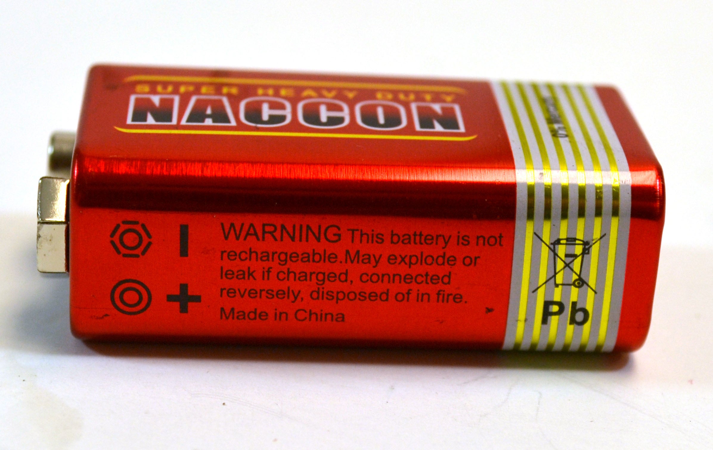 9V Zinc-Carbon Battery