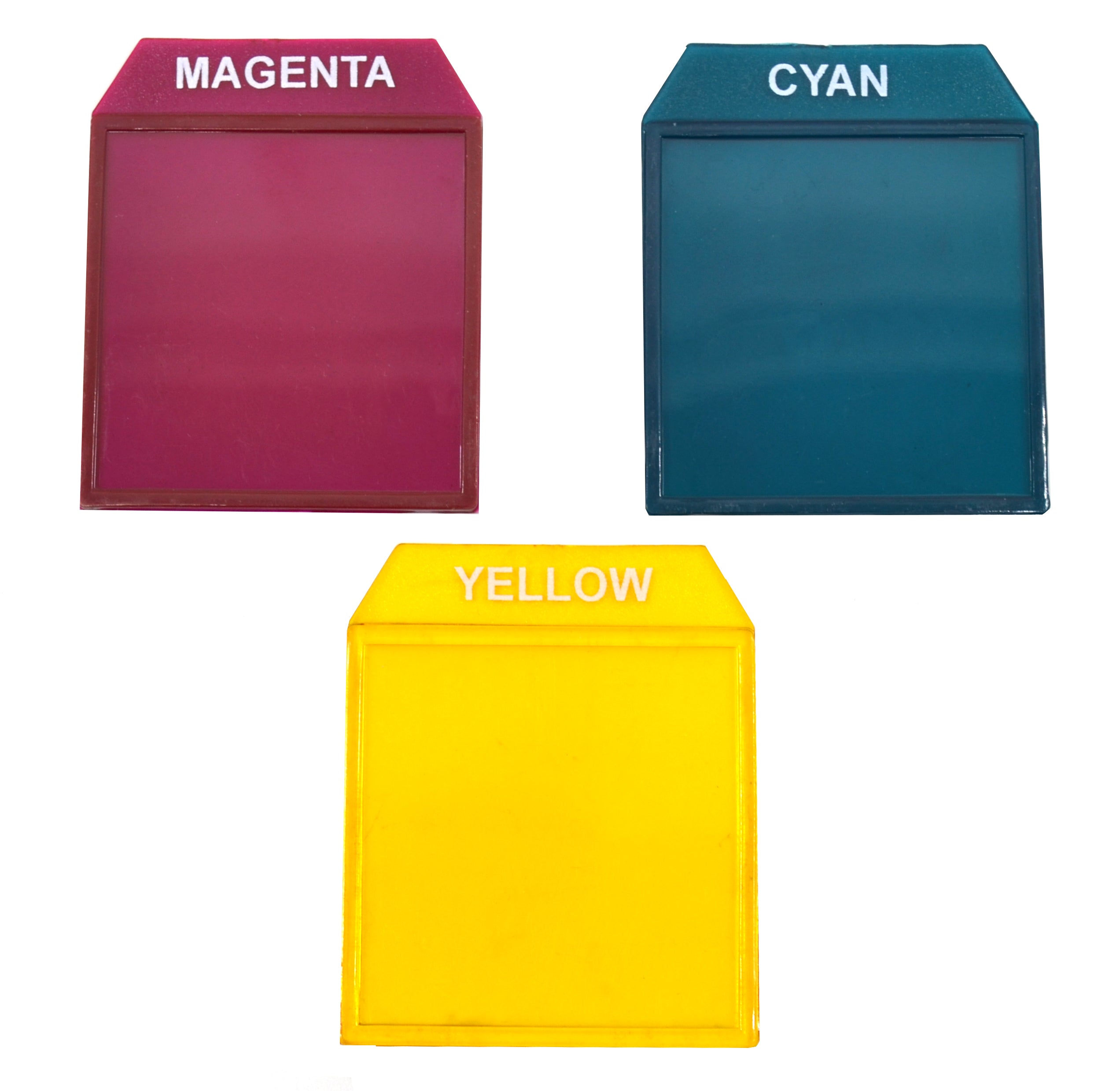 3-Piece CMY Color Filter Set for Light Box