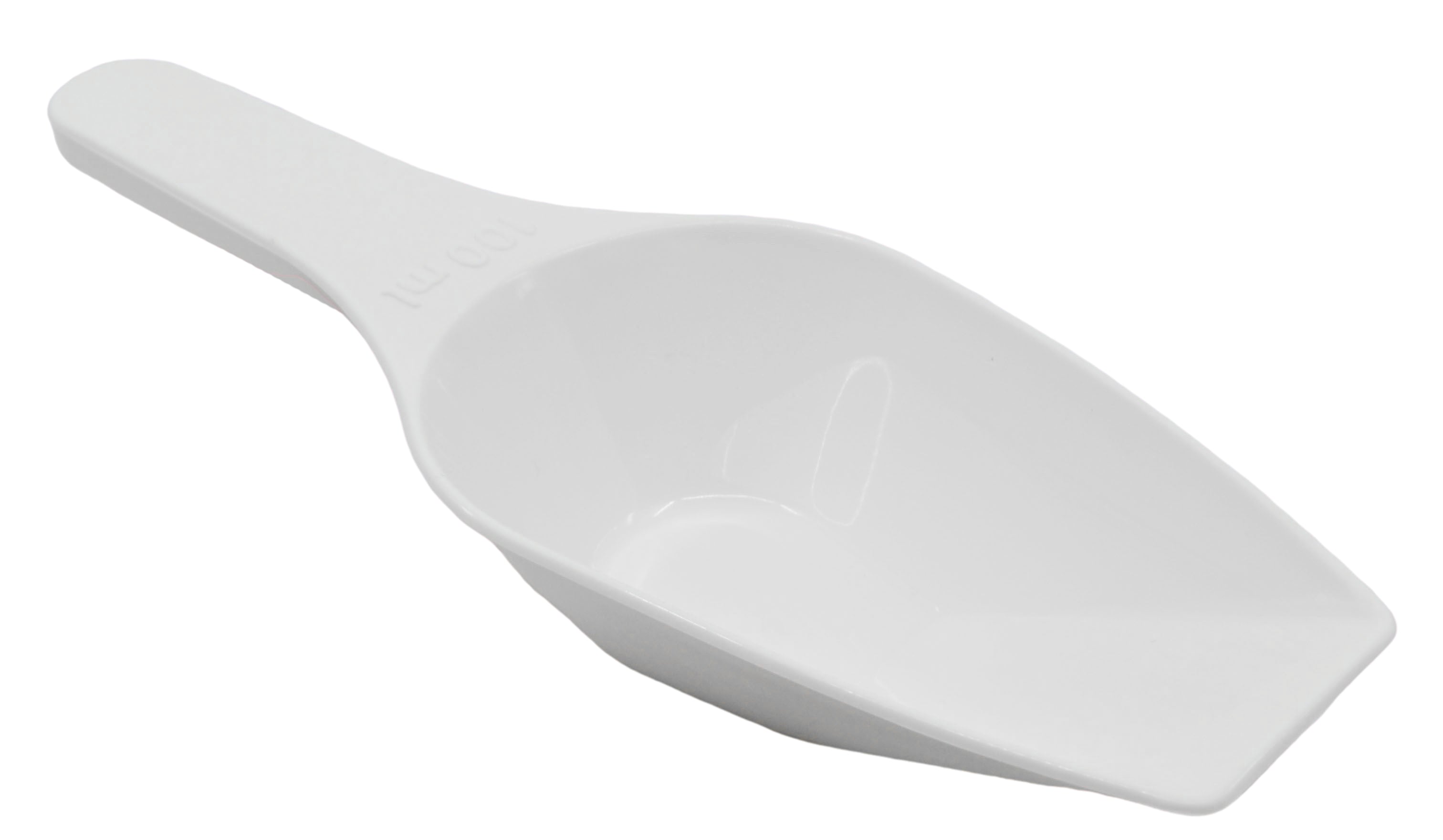 Autoclavable Polypropylene Scoop with Flat Bottom