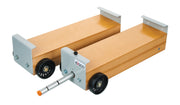 3-Wheeled Dynamics Cart, 12 x 3.5", 2-Pack