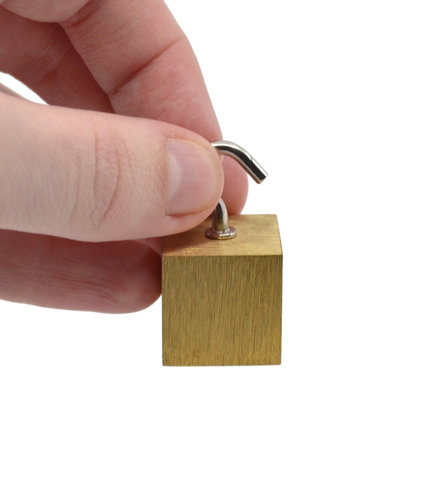 20mm Brass Density Cube with Hook