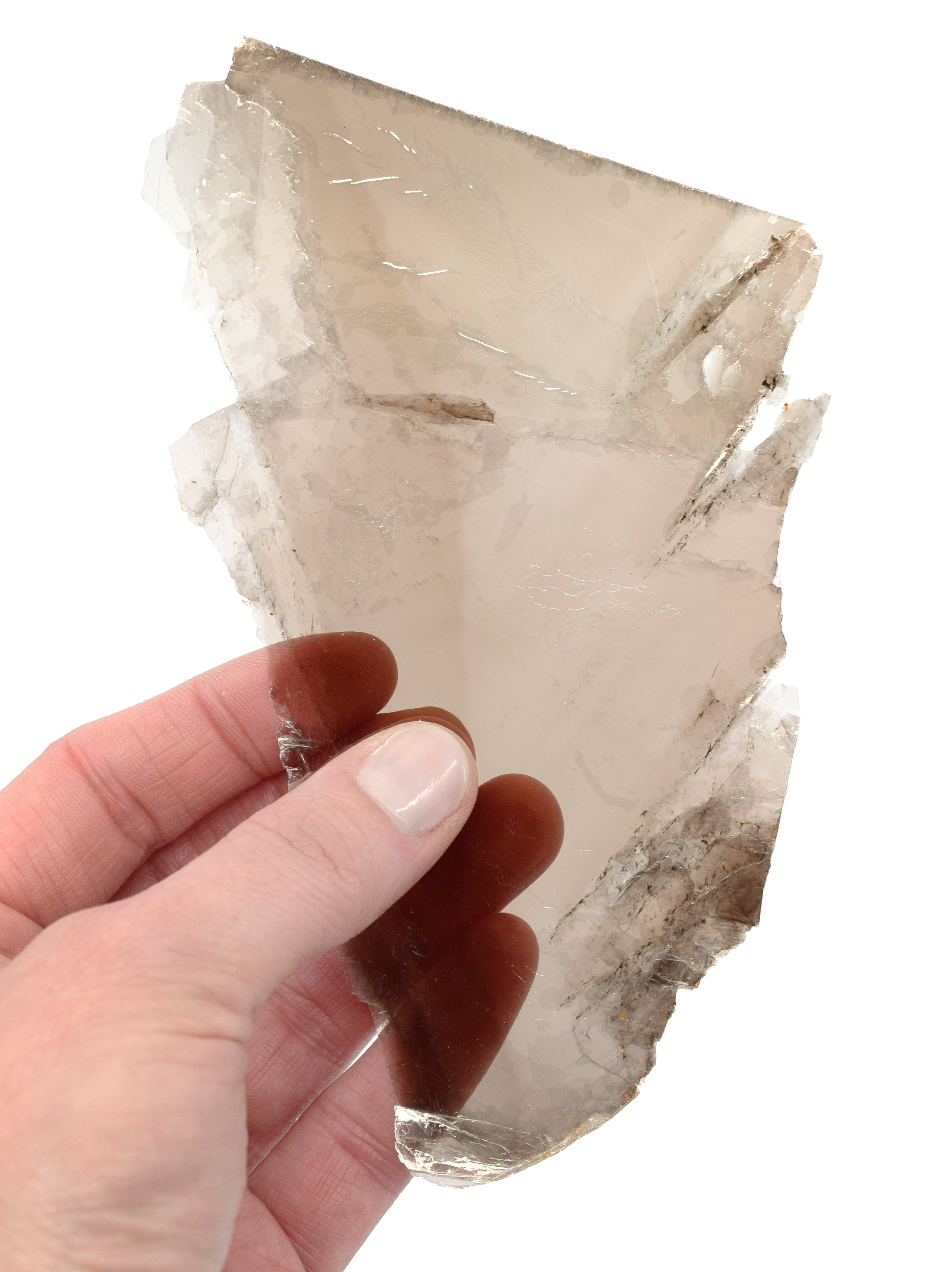 Raw Muscovite Mica Mineral Hand Sample, Approx 3 inch