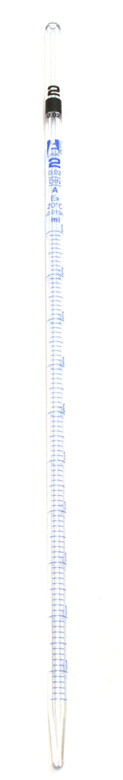 Class A Disposable Serological Pipette, 2mL, Borosilicate Glass