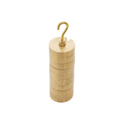 Brass Slotted Mass Set with Hanger, 8 x 25g