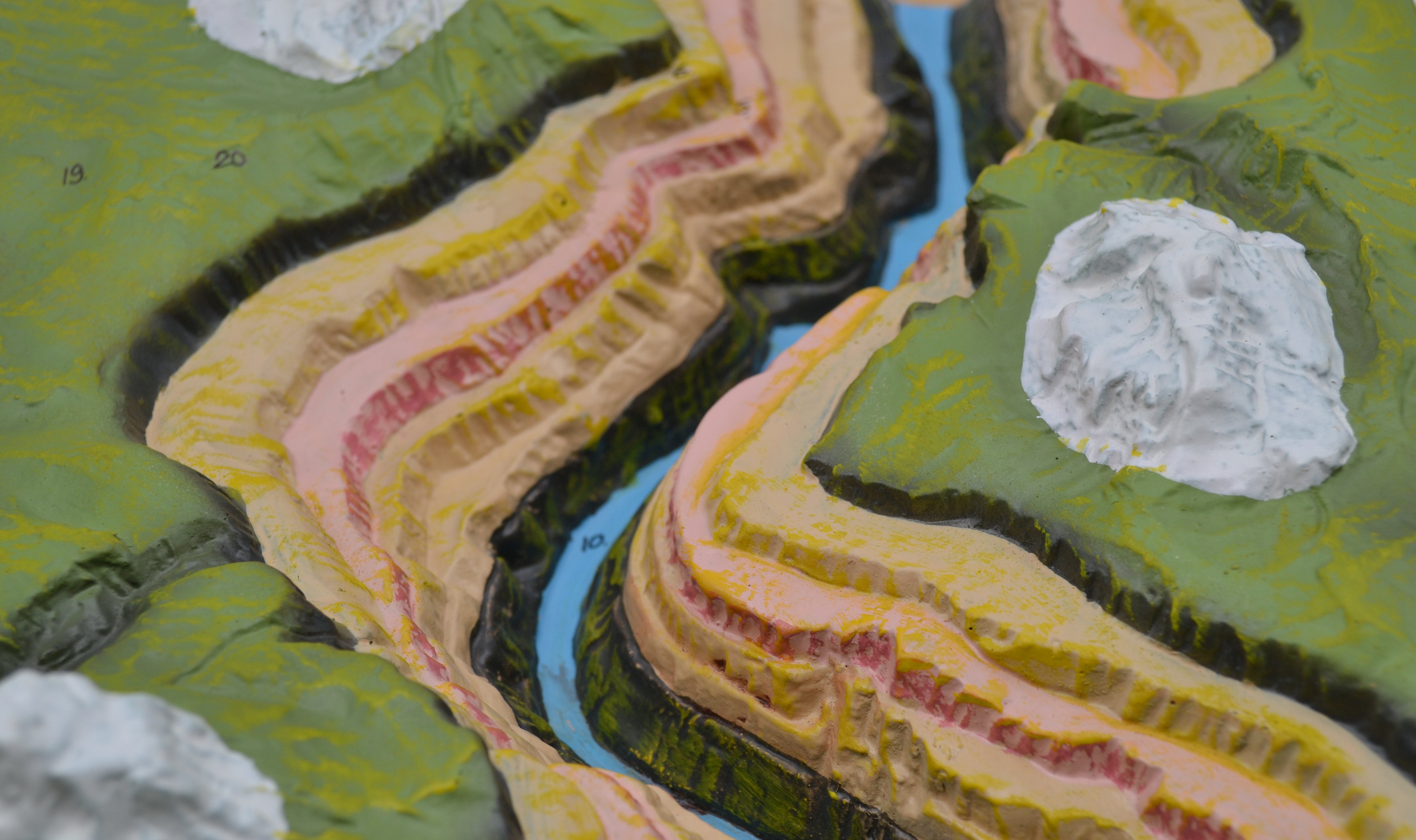 Premium Horizontal Strata Erosion Model, 24 x 16 x 5.5"