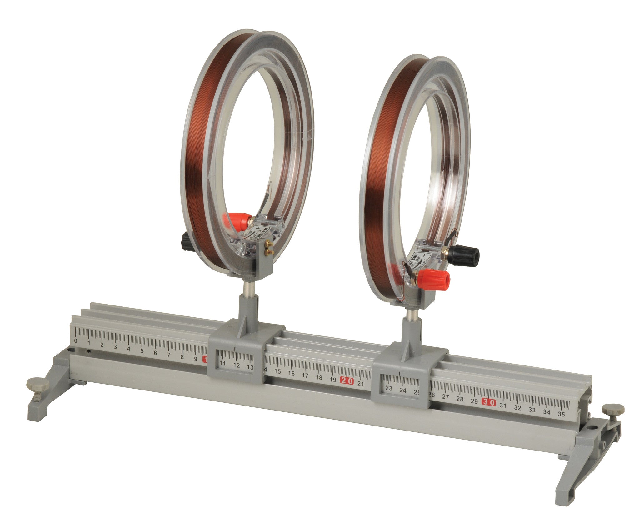 Helmholtz Coils on Base, 400 Turns, 150mm Diameter