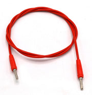 1000mm Red 4mm Double-Sided Connecting Lead