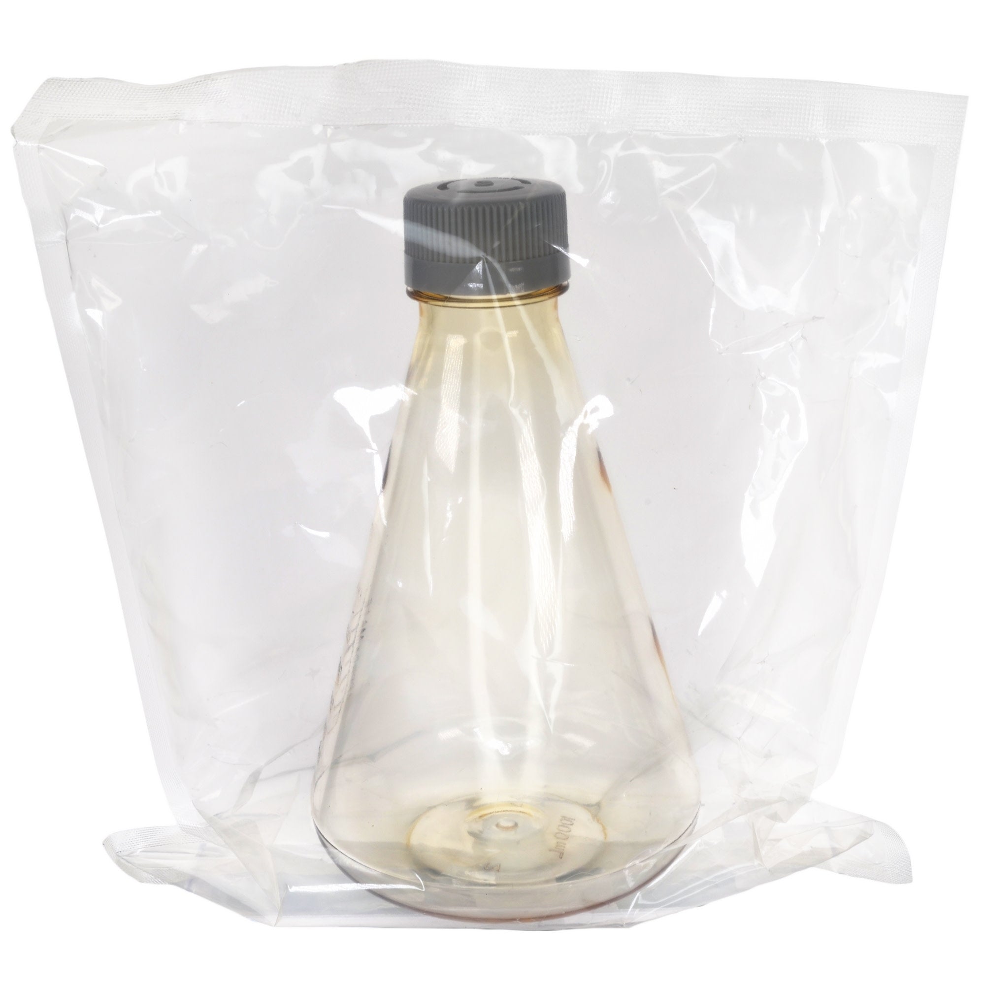 Sterile Vented Flat-Bottom Polycarbonate Erlenmeyer Flask, USP Class VI, 1L