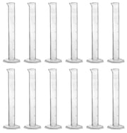 Class B Autoclavable Polypropylene Graduated Cylinder with Octagonal Base, 12-Pack