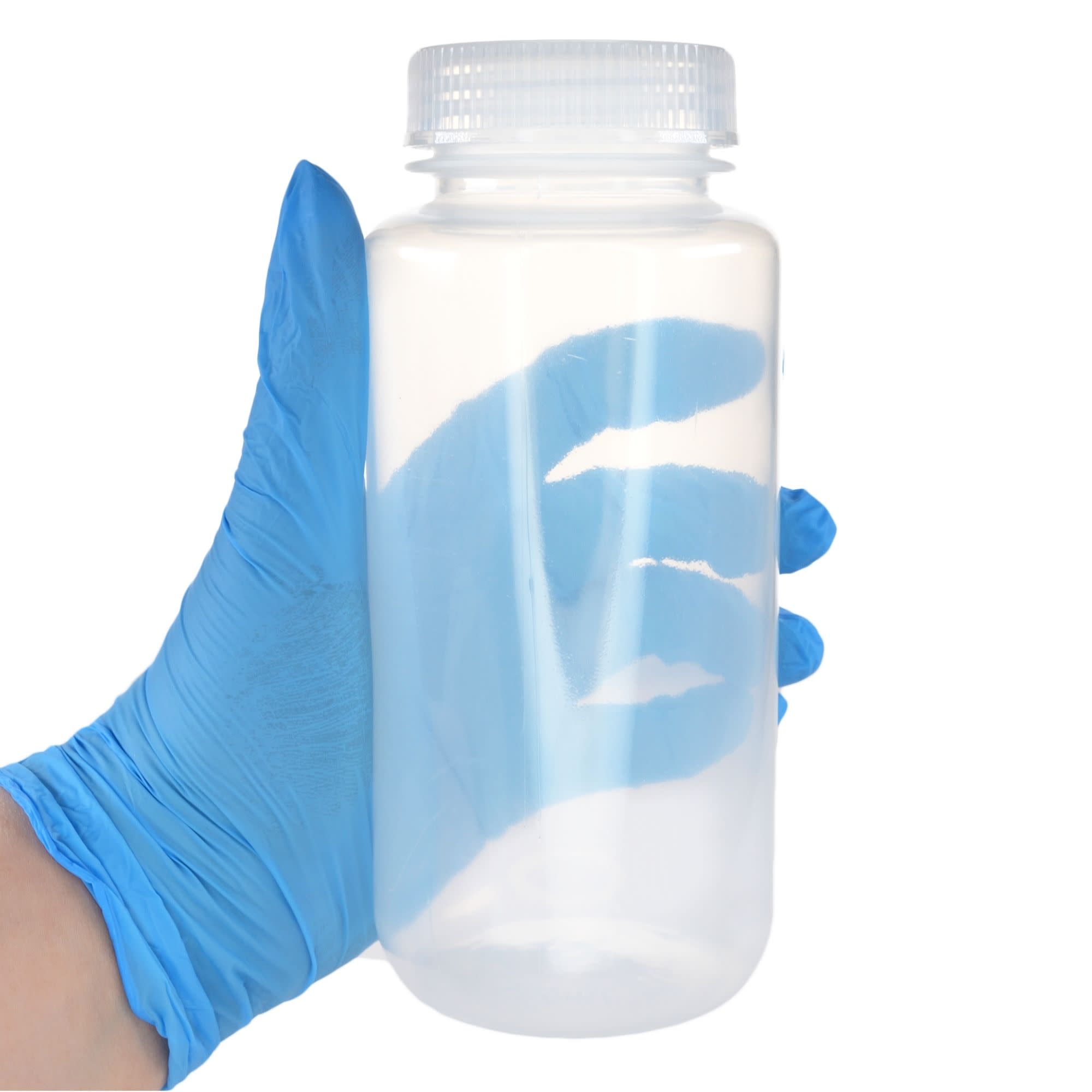 125-Bulk Pack Autoclavable Wide Mouth Polypropylene Reagent Bottles, 500mL, 0-135°C