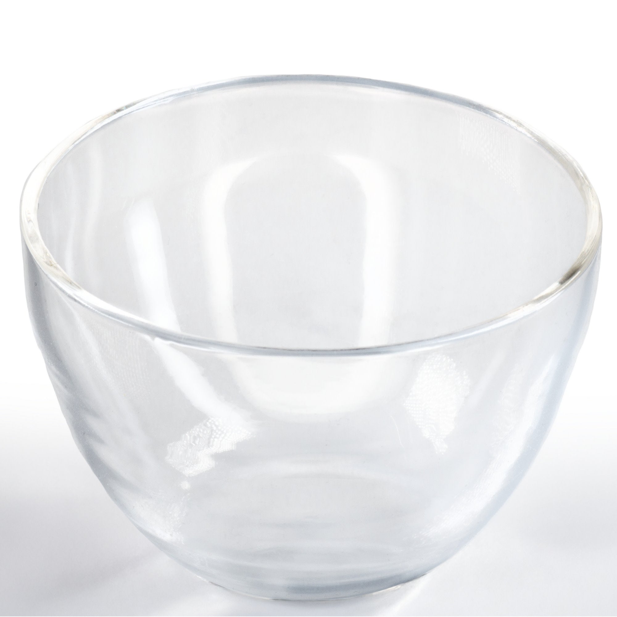 Clear Quartz Crucible for High-Temperature Applications, 150mL, 80 x 54mm