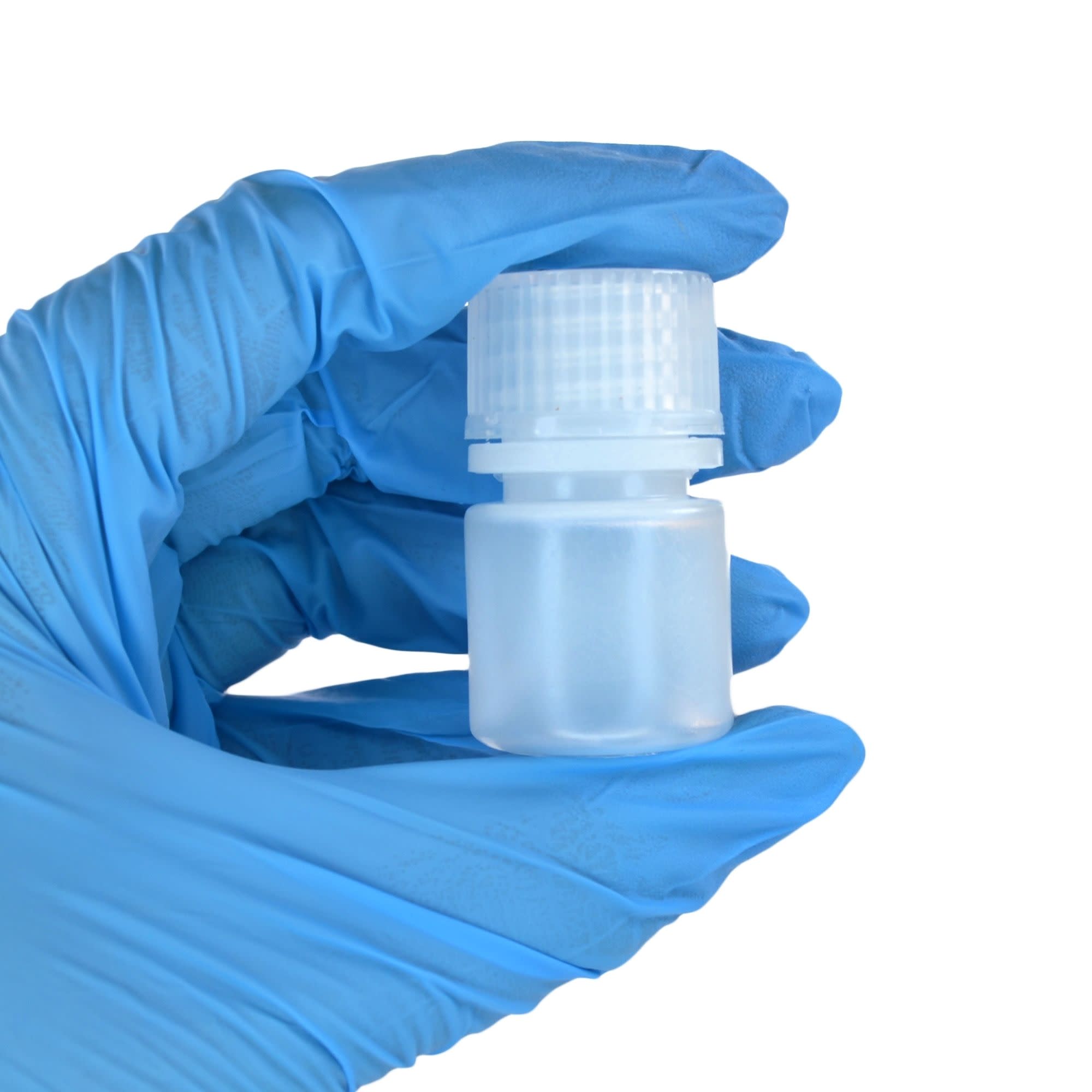 12-Pack Translucent Narrow Mouth LDPE Reagent Bottles with PP Caps, 8mL, -100 to 80°C