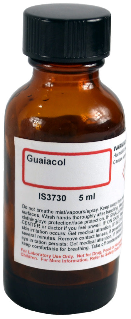 Guaiacol Concentrate for AP Biology Enzyme Activity Investigation, 5mL