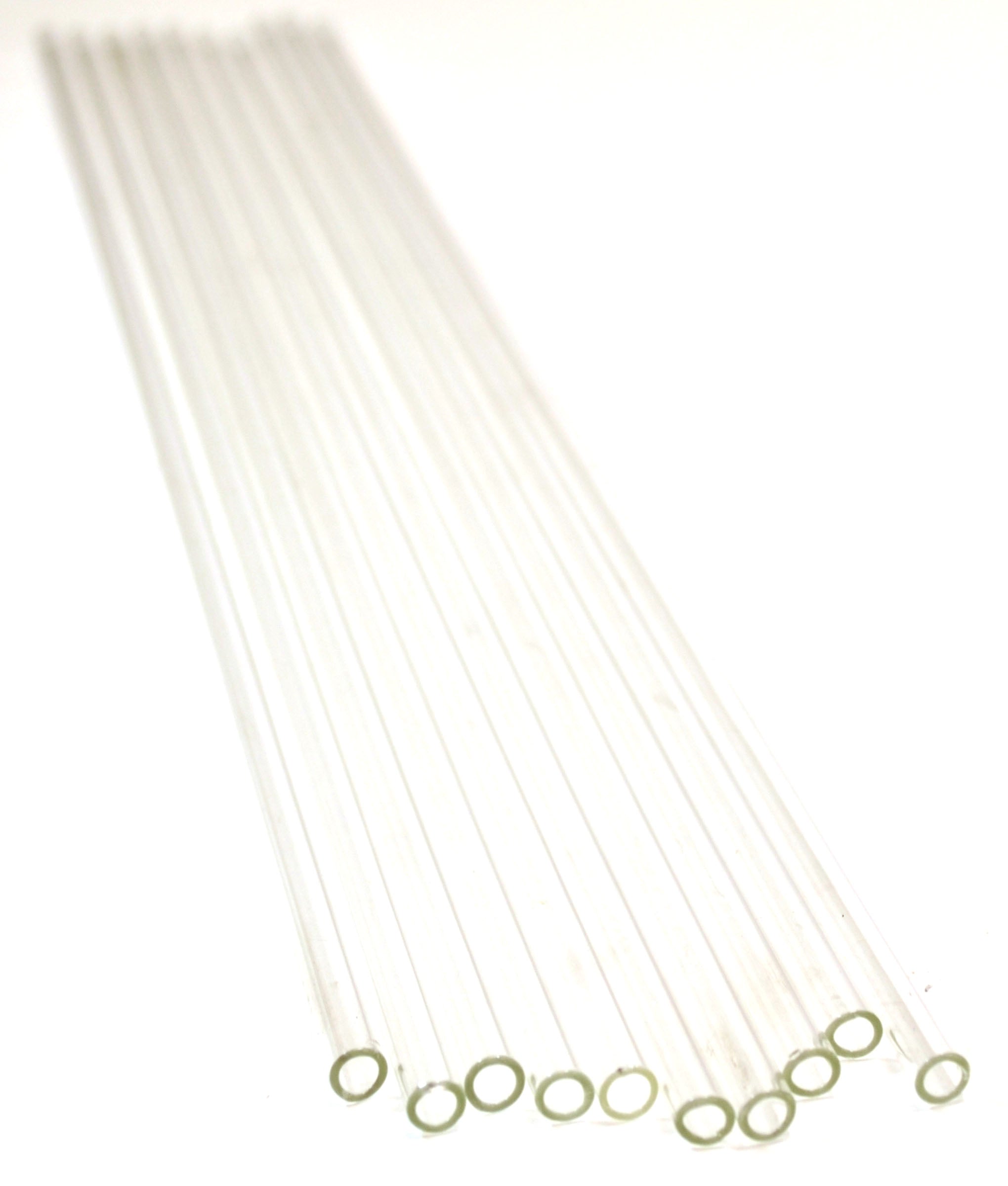 10-Pack Borosilicate Glass Tubing, 20 inch, 0.28 inch OD and 0.19 inch ID